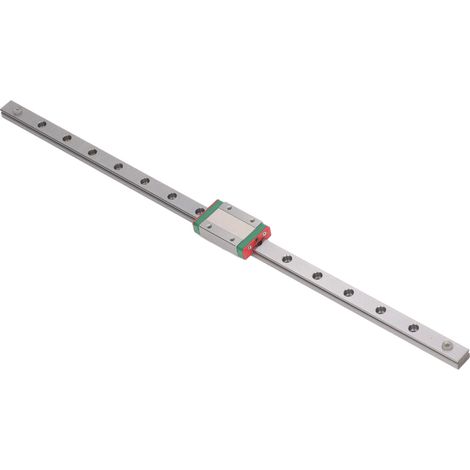 Bloc de roulement pour rail de guidage linéaire imprimé en 3D, haute vitesse et faible bruit, bloc coulissant de guidage linéaire MGN12H 400 (1/5)