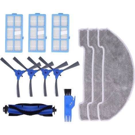 Kit d'aspirateur robot avec brosse latérale, filtre à chiffon, brosse principale pour combinaisons propres Proscenic 850T (1/5)