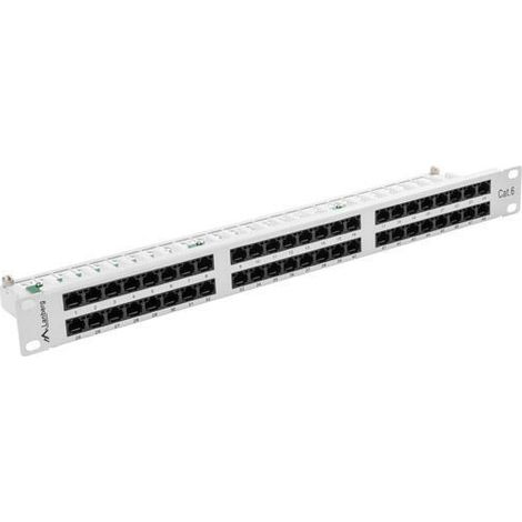 Lanberg PPU6-1048-S - patch-panel - 1U (1/4)