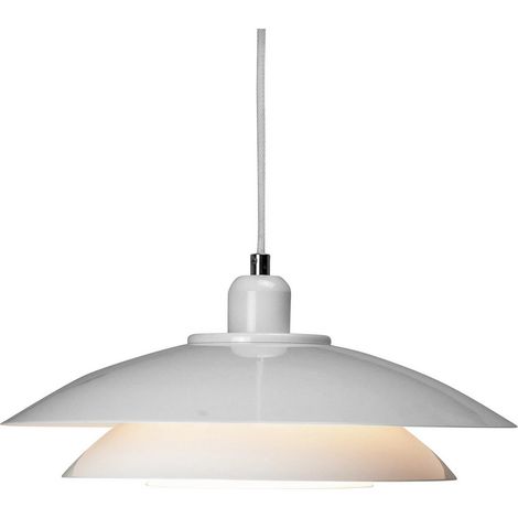 [NEUWERTIG] B-Ware Dyberg Larsen Pendellampe Kaje Hängeleuchte Hängelampe Lampe Weiß ø 40 Cm Metall