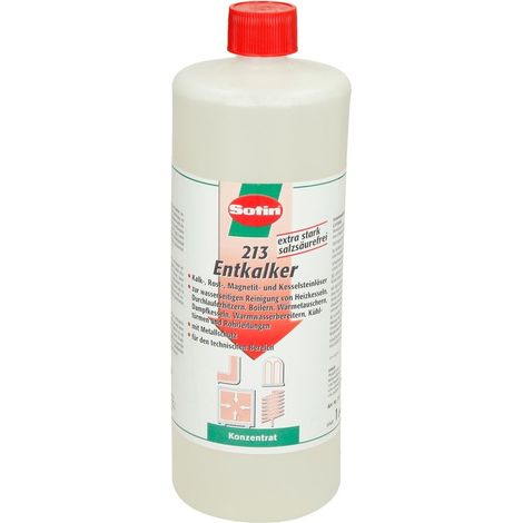 Détartrant 213 ultra puissant 1 litre sans acide chlorhydrique