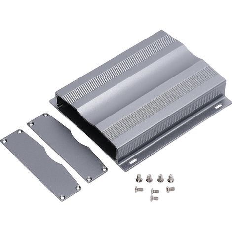 Elektroverteilerkasten aus Aluminiumlegierung, integriertes Gehäuse, 29 x 129 x 150 mm, mattgrau