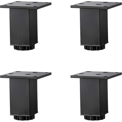 Pieds De Meuble - Alliage D'aluminium - Réglable 5 À 35 Cm - Pour Table Basse Canapé Armoire Salle De Bain Lavabo - 4 Pièces (1/5)