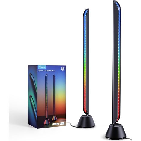 Barre LED pour TV, Barre Lumineuse RGBIC de 31 Pouces, Plus d’Options de Positionnement, Rétroéclairage TV pour Écrans de 70 à 85 Pouces (1/5)