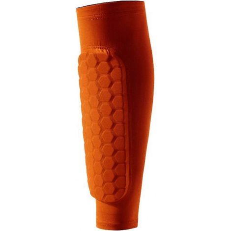 Manchons de compression pour mollets adultes avec protège-tibias pour l'entraînement sportif, le cyclisme et le basketball - Genouillères de protection (1/5)