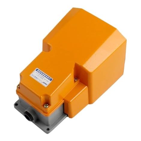 Interrupteur à pédale LTH-1/6, coque en aluminium, pièces de machines-outils, Silver Point, alimentation électrique, interrupteur à pédale de réinitialisation industriel, 1 pièce