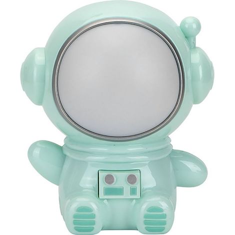 Veilleuse LED Astronaute Rechargeable USB 3 Modes Lumière Douce Verte Design Mignon pour Chambre Enfant Déco Intérieure Moderne (1/5)