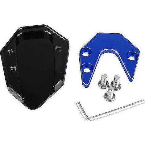 Seitenständer-Verlängerungsplatte für Suzuki GW250, GSX250R, GSX 250 R (2021–2022), DL250 Motorrad – blau – ohne Logo