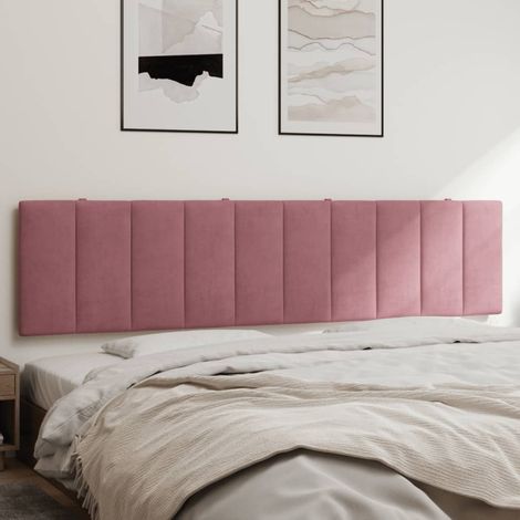 Cuscino Testiera Hanko Rosa 200 cm in Velluto vidaXL
