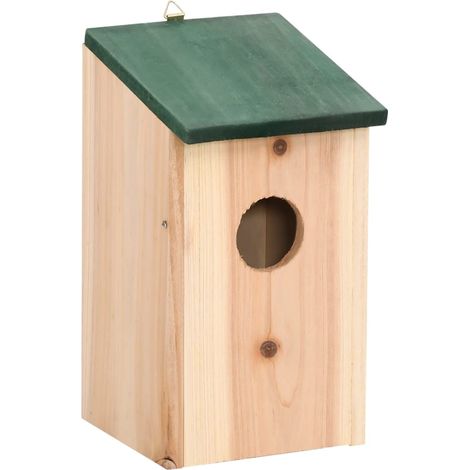 4 pcs Nichoirs Bois 12x12x22 cm (1/5)