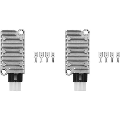 Due regolatori di tensione/raddrizzatori per motociclette, adatti ai modelli TTR250, TTR225, XJ600, TW200, TW225, TW125, FZR400, XT225, XT250 e TDM850.