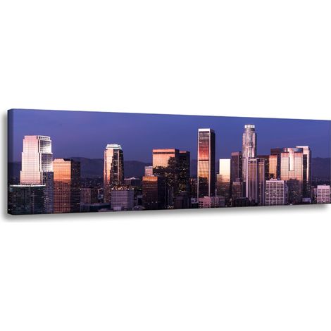 Impresión en lienzo Arquitectura de Los Ángeles 135 x 45 cm