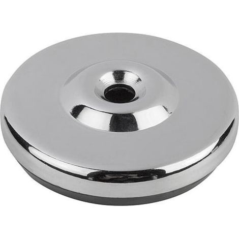 KIPP Teller für Stellfüße 100mm Stahl Gummi (1/3)