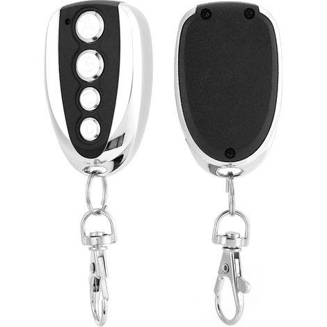 Lot de 2 télécommandes de porte électrique en forme de U à 4 boutons, 433 MHz (1/5)