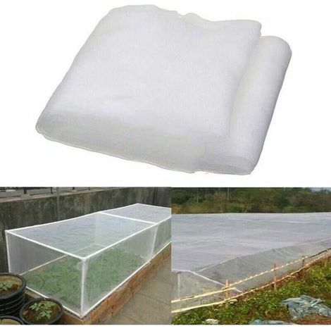 Filet de protection anti-insectes en maille fine pour jardin. serre. plantes. fruits. fleurs. cultures 2×6m-DOU (1/4)