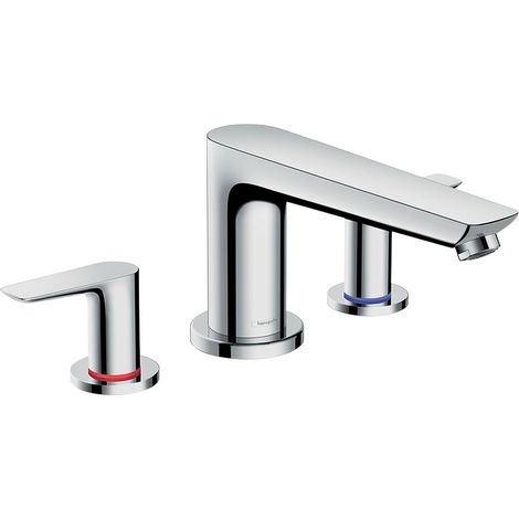 hansgrohe Talis E 3-Loch Wannenrandarmatur, Ausladung 196 mm 0, (1/3)
