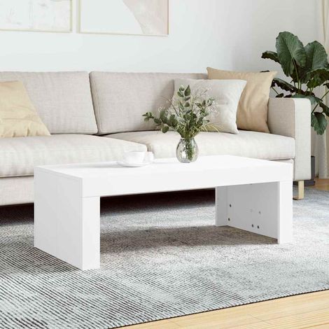 vidaXL Coffee Table White 102x50x36 cm Engineered Wood (1/5)