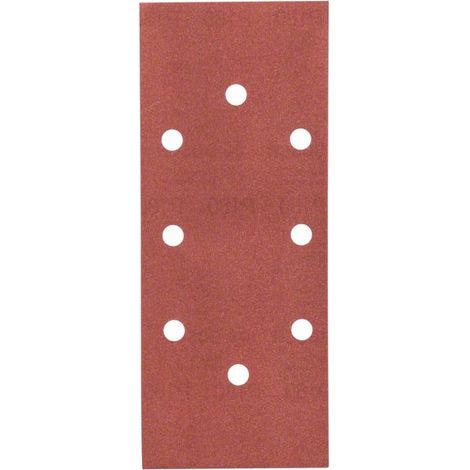 Bosch Schleifblatt-Set für Schwingschleifer K=180 93 x 230 mm 8 Löcher 10-tlg. - 2609256B05