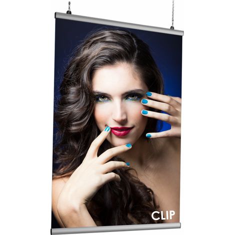 Tira de clips para póster de 40 cm (1/4)