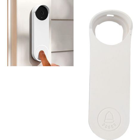 Étui en silicone pour sonnette Google Nest - Protection anti-poussière - Accessoires blancs (1/5)