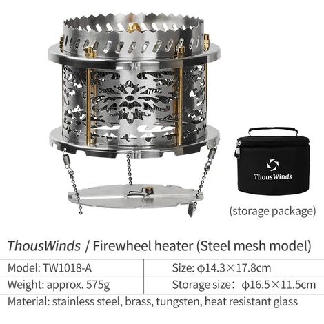 Réchaud à gaz de camping Thousand Winds, réchaud à gaz butane d'extérieur, réchaud de camping multifonction, accessoires de randonnée et de camping, réchauds de cuisine portables (1/5)