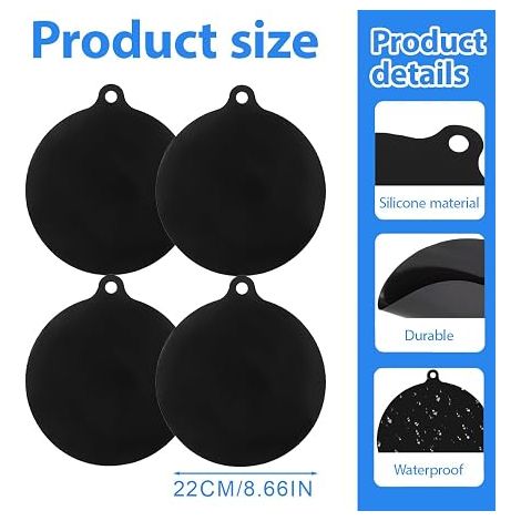 Induction Cooker Protector, Four Piece Induction Cooker Cover, Induction Cooker Oil Absorbing Pad, Prevent Kitchen Surfaces From Scratching (1/4)