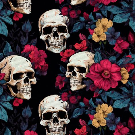 Tela Oxford decorativa para exteriores - Motivo de calavera I DX5015 (1/5)