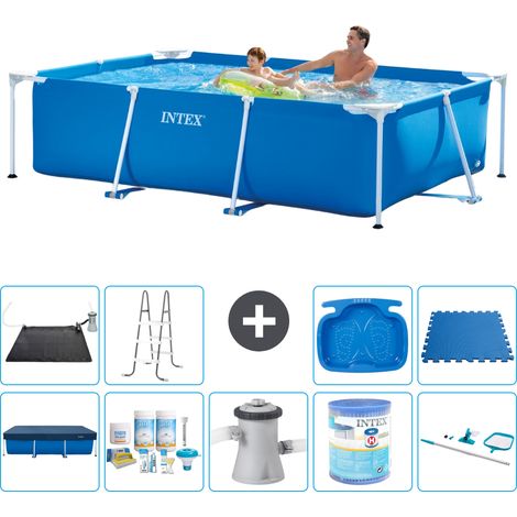 Intex Piscina con struttura Rettangolare - 260x160x65 cm - 7-pezzi S40106