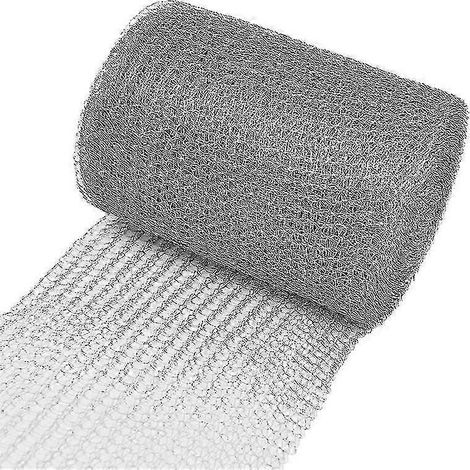 Grillage en acier inoxydable à mailles fines de 12,7 cm x 6 m pour la protection et le blindage. (1/5)