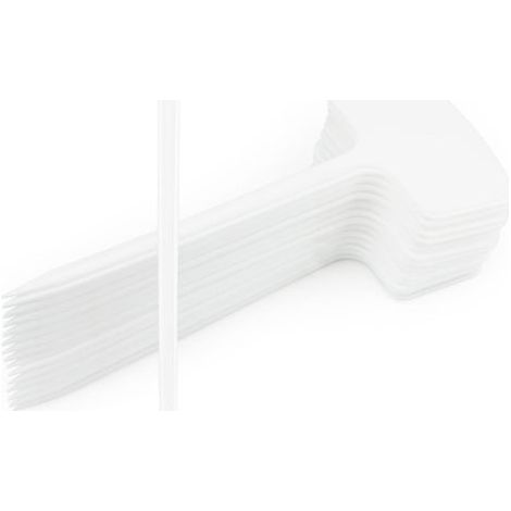 30 etiquetas grandes de 36 cm para jardín exterior, etiquetas para plantas, etiquetas para huerto de verduras, etiquetas reutilizables para plantar - Blancas (1/5)