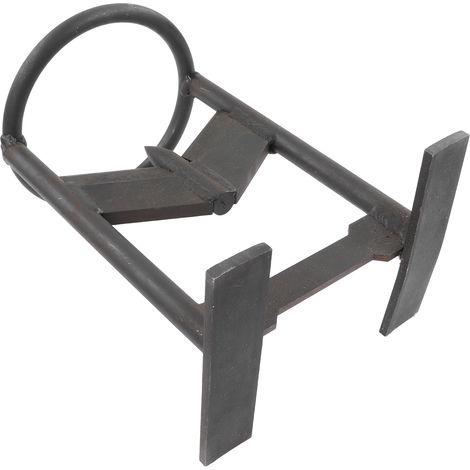 Fendeur de bûches manuel, lame tranchante en acier, séparation efficace du bois, revêtement résistant aux intempéries, outil de fendage sûr, coupe-bûches robuste pour usage extérieur. (1/5)