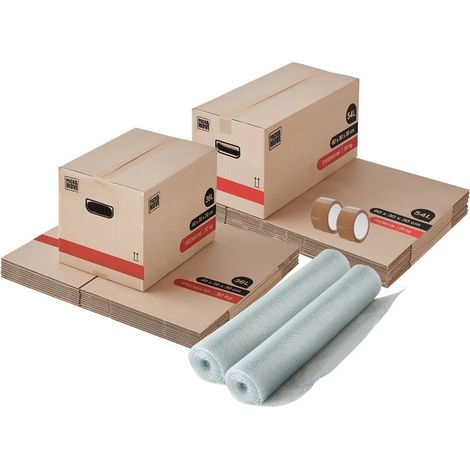 Pack and Move - Kit déménagement Premium T1/T2 + 2 adhésifs offerts