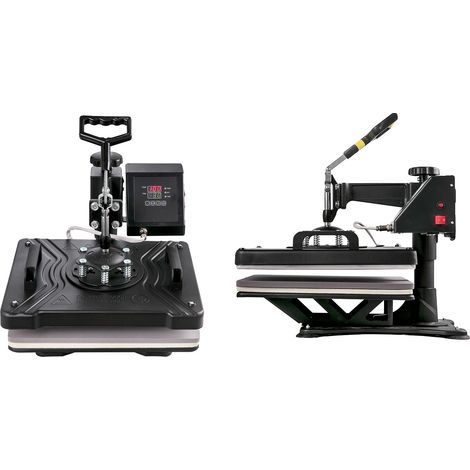 Máquina multifuncional de transferencia de calor para camisetas, tazas, gorras, 5 en 1, 12 x 15 pulgadas. (1/2)