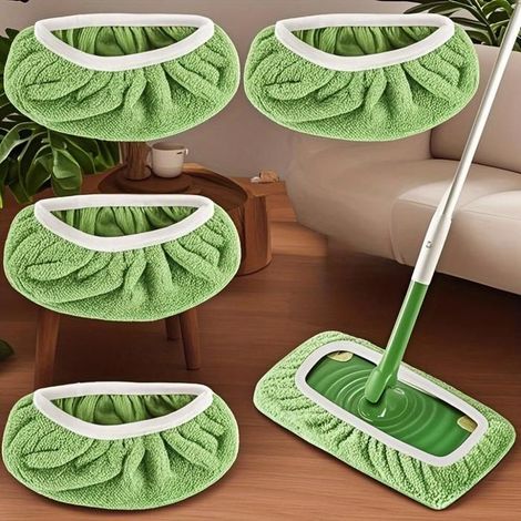 Serpillières réutilisables, chiffons absorbants pour nettoyage humide et sec, lot de 10 (1/5)