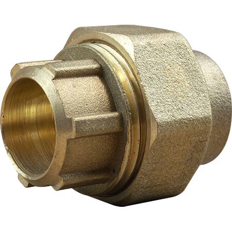 Raccord Union 3 pièces Femelle 340 CU - Cuivre Ø16 - Arcanaute (1/3)