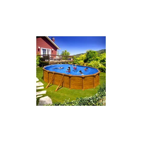Piscina fuori terra GRE acciaio Ovale 500x300x1,20 SICILIA KITPROV503W