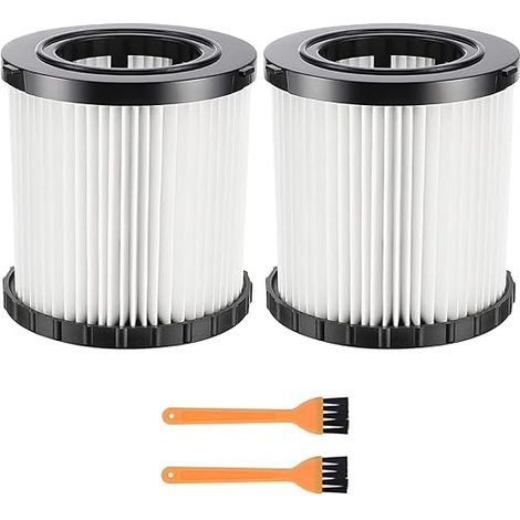 Lot de 2 filtres de rechange Hepa pour aspirateur humide/sec DCV5801H compatibles avec DeWalt DCV580 et DCV581H, lavables et réutilisables (1/5)