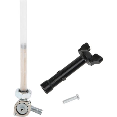 Vanne Petcock de Carburant, Soupape d'arrêt de Carburant Petcock 16950-MZ8 - L23 Vanne d'arrêt en Plastique en Plastique pour Shadow Vlx 600 VT600CD Deluxe 1999 (1/5)