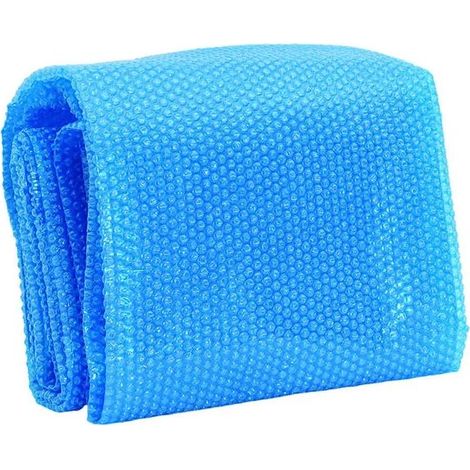 Rechteckige Schwimmbadabdeckung 260 x 160 cm blau PE (1/4)