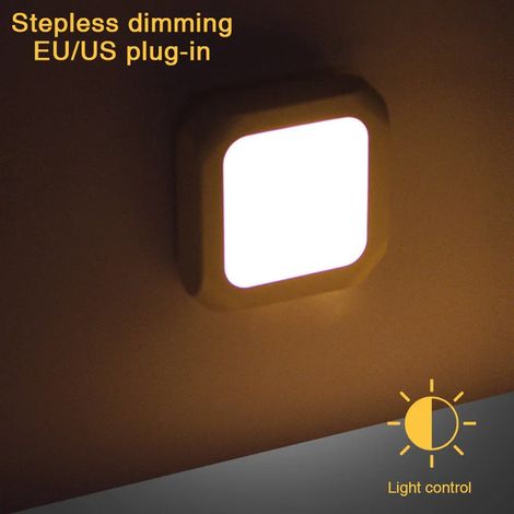 Veilleuse avec prise standard européenne, veilleuse/applique murale LED réglable (1/5)