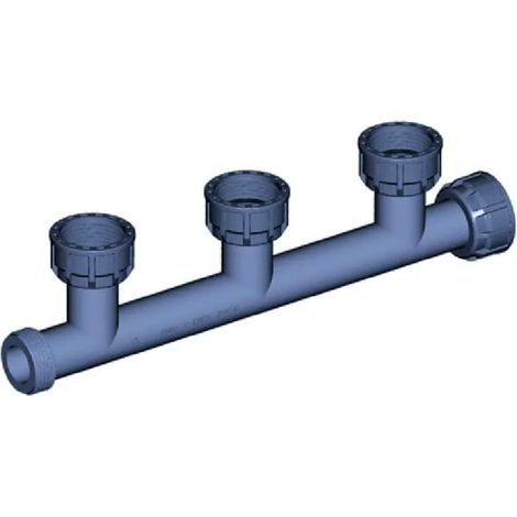 Collecteur PVC 1 Pouce, 3 Voies - Raccord Plomberie (1/3)