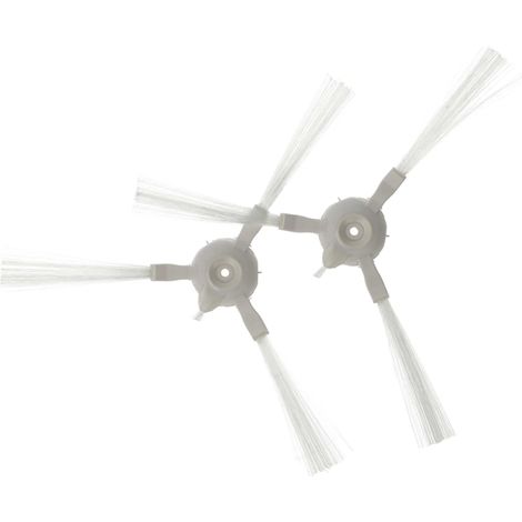 vhbw 2x cepillo lateral compatible con 360 S6 robot aspirador - Set cepillos, blanco