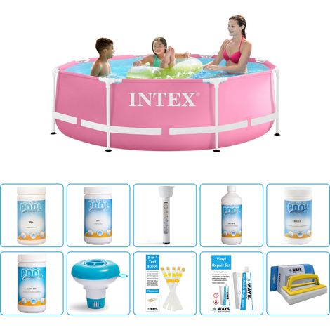 Intex Piscina con struttura Rotonda - 244x76 cm - 7-pezzi S43247 (1/5)