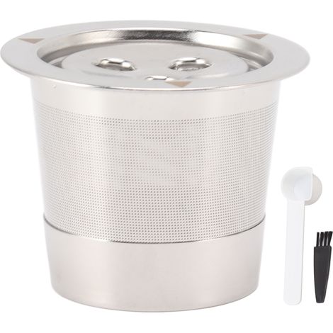 Filtre à Capsule de Café Réutilisable en Acier Inoxydable, 3 Trous (1/5)