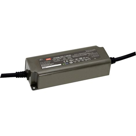 MEAN WELL PWM-60-12KN LED-Treiber Konstantspannung 60 W 5 A 12 V/DC dimmbar, Montage auf entflammba