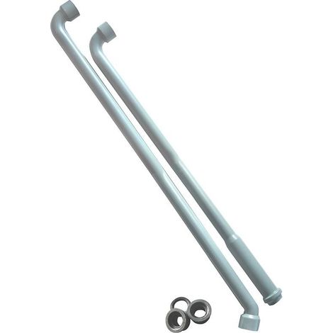 IDROBLOCK Tubo di Cacciata Con Curve Per Wc