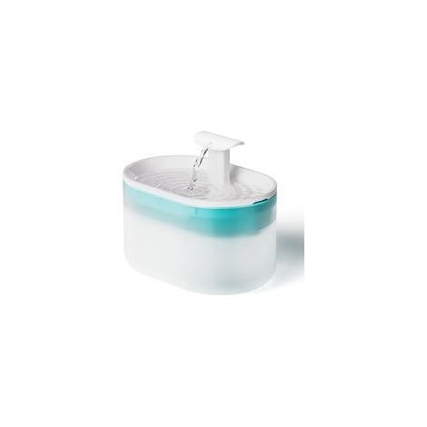 Fontaine à eau pour chat 2,1L – Ultra silencieuse ≤ 23 dB – Deux modes de débit – Sans BPA – Niveau d'eau visible