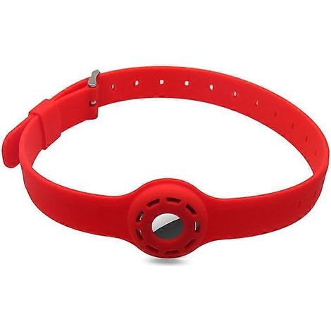 Katzenhalsband mit Apple AirTag-Unterstützung, aus weichem Silikon, verstellbare Länge, verstellbares Halsband für GPS-Tracker.