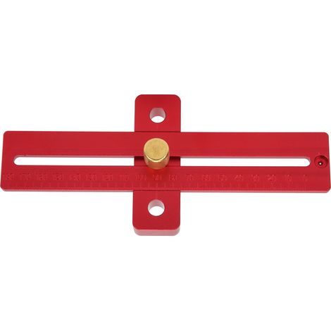 Règle carrée en alliage d'aluminium T-Type, outil de traçage croisé pour mesure de menuiserie (1/5)