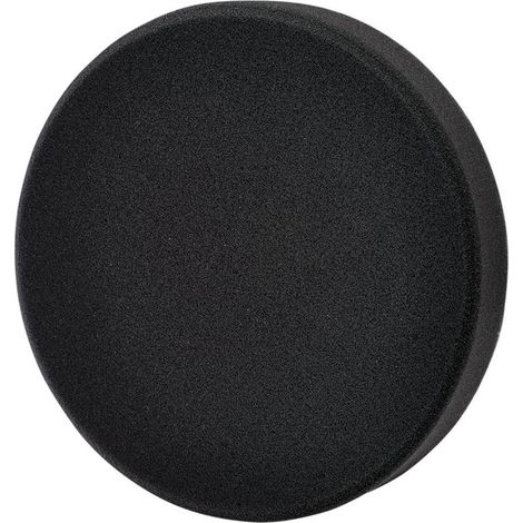 Draper 180mm Polishing Sponge Soft Hook and Loop Black 18cm 7 Inch 20396